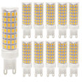 Pikkukuva 1 / 5: G9 LED-lamput Lämmin valkoinen, 3W, 300LM, 3000K, Korvaa 30W G9 halogeenilampun, Välkkymätön ei himmennettävä valaistukseen, kruunu, 10 kpl