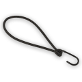 Miniatyrbillede 1 af 4: 25 stk. elastik med krog 20cm presenning ekspander spænder med spiral krog loop 200mm Ø 6mm ekspander loop sort