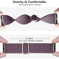 Miniatyrbilde 4 av 5: Loop-stropp kompatibel med Apple Watch-reim, justerbar elastisk nylonflettet sportsreim for iWatch SE Series 9/8/7/6/5/4/3/2/1 Purple