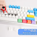 Miniatyrbillede 3 af 5: 5-i-1 Computer Rensesæt med Tastaturbørste, Metalspids, Keycap Aftrækker, Tastatur Rensesæt til Computer Airpods Bluetooth Hovedtelefoner Kamera