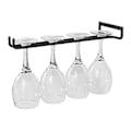 Miniatyrbillede 1 af 3: Hængende Glas Rack - Vinglas Rack med Skinner til 4 Glas