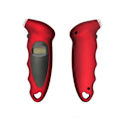 Pikkukuva 4 / 5: Digitaalinen rengaspainemittari 150 PSI 4 asetuksella autoille, kuorma-autoille ja polkupyörille, taustavalaistu LCD ja liukuestokahvat (Punainen) Red