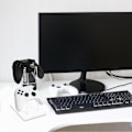 Miniatyrbild 5 av 5: Genomskinligt Akrylställ för Spelkontroller, Dubbellagersställ för Spelkontroller, Universellt Dubbelt Ställ för Gamepad-kontroller