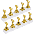 Miniatyrbild 1 av 6: Set Nagelställ, Magnetisk Nagelövningshållare Akryl Nagelspets Displayställ DIY Nagelkonst Tillbehör för Målning av Naglar Falska Nagelspetsar