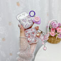 Miniatyrbillede 3 af 5: Kompatibel med AirPods 1&2 Etui til Kvinder Piger, Sødt Hjerte Skal Design Blødt TPU Etui med Nøglering Støvtæt Stødsikkert Beskyttelsescover