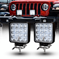 Miniatyrbillede 5 af 5: 2 stk. 4 tommer 48W Spot Light Arbejdslygte LED, Bred Stråle Arbejdslygte til Off Road Truck SUV og 4x4 Tågelygte