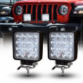 Pikkukuva 5 / 5: 2 kpl 4 tuuman 48W Spot-valotyövalopalkki LED, leveä valokeila maastoautoon, SUV:iin ja 4x4 sumuvaloon