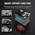 Miniatyrbilde 4 av 5: 12V 6A Batterilader, Smart Batterilader og LCD-skjerm, Bilbatterilader for Biler, Motorsykler, Lastebiler, AGM, Gel, SLA (2Ah-100Ah)