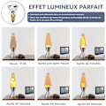 Pikkukuva 4 / 5: Lava-lampun polttimo 25W E14 R39 lämmin valkoinen lämmin valkoinen heijastinpolttimo SES pieni Edison-kierre hehkulamppu spottilamppu (4 kpl)