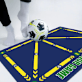 Miniatyrbillede 3 af 5: Fodbold Træningsmåtte, Fodbold Dørmatte 60x90cm, Fodbold Dørmatte Kerne, Træningsmåtte, Fodbold Træningsmåtte