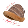 Miniatyrbild 2 av 4: Fluffig Hinkhatt Tjock Mjuk Mode Fiskehatt Mode Hinkhatt Varm Vinter Fiskehatt Beanie Utomhus Vinterhatt för Flickor Kvinnor (A) A