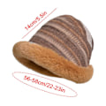 Miniatyrbilde 2 av 4: Fluffy Bucket Hat Tykk og Myk Mote Fiskerhatt Mote Bucket Hat Varm Vinter Fiskerlue Utendørs Vinterhatt for Jenter Kvinner (A) A