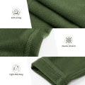 Miniatyrbilde 4 av 5: Fleecefôrede Termiske Leggings for Kvinner Myke Elastiske Vintervarme Treningsleggings for Kvinner Høytaljede Magekontroll Yoga Bukser med Lommer, M M