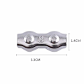 Miniatyrbillede 2 af 5: 10 stk. M3 Duplex Clips Wire Rope Clips Rustfrit Stål Duplex Klemme 2-Post Wire Rope Clip Kabelklemme Sejlklemme