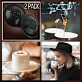 Miniatyrbillede 5 af 5: 4 stk. Espresso Rensesæt Disk til Espressomaskiner - 54 mm Backflush Tabletter til Espressomaskine Tilbehør