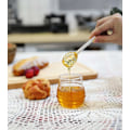 Miniatyrbillede 3 af 5: Glas Honningkrukke med Dyp Transparent Honningkrukke 265 ml, 9 Ounces