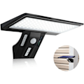 Miniatyrbillede 1 af 5: Udendørs solcellelampe, 90 LED solcellelampe, vandtæt 2600mAh, USB-opladning, udendørs solcellevæglampe til havehegn, port, terrasse