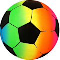 Miniatyrbild 1 av 3: Fotboll Regnbåge Fotboll Pvc Flerfärgad Design Boll Sport Utomhus Pool Strand Lekplats Trädgårdsspel Barn Pojkar Flickor Leksak