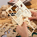 Miniatyrbillede 2 af 4: 3D Træ Bil Dyr Puslespil Jigsaw Træhåndværkssæt Legetøj DIY Selvmonteringsmodel