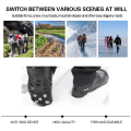 Miniatyrbilde 4 av 5: 2 Par Isgrips, Snøgrips med God Elasticitet, Brodder til Sko med 5 Anti-Skli Pigger, Sklisikre Grips Pigger for Gåing, Arbeid, Fiske
