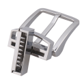 Miniatyrbillede 4 af 4: Mænd Metal Reversible Bæltespænde Udskiftning Antik Rektangulær Pin Spænde (sort) C