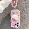 Miniatyrbild 5 av 5: Kompatibelt Sött Kattfodral för iPhone, Rosa Kawaii med Ställ och Hänge, Tecknat Mjukt TPU-skal iPhone 11 Pro Max iPhone11 Pro Max
