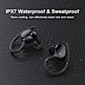 Pikkukuva 4 / 5: Langattomat nappikuulokkeet, Stereo Sport Bluetooth 5.3 -kuulokkeet korvakoukuilla, melunvaimennus, IP7 vedenpitävät kuulokkeet sisäänrakennetulla mikrofonilla juoksuun