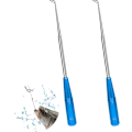 Miniatyrbild 1 av 5: Set med 2 Fiskekrokar Snabbkoppling, Rostfritt Stål Krokavskiljare Avkrokningsverktyg