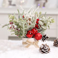 Miniatyrbild 2 av 3: Miniatyrjulgran i kruka - Julbuketter - Juldekorationer - Julgåvor