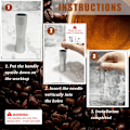Miniatyrbild 4 av 5: WDT Verktyg Kaffemalnings Nål Dispenser 304 Rostfritt Stål Mini Blender för Espresso Omrörning Dispensering