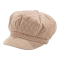 Miniatyrbillede 1 af 4: Visir Beret Kasket Retro Britisk Stil Skygge 8 Panel Kuldebestandig Fløjl Dame