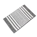 Miniatyrbild 1 av 5: Badrumsmatta Extra Mjuk och Absorberande Fluffy Randig Chenille, Halkskyddad Shaggy Badrumsmatta, Maskintvättbar (Ljusgrå, 50 x 80 cm) light gray 50*80