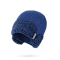 Miniatyrbillede 1 af 4: Hold Varme Beanie Hatte, Vinter Strikket Hatte, Tykke Varme Kantløse Pelshatte, Hatte Udendørs Varme Tilbehør, Unisex Blue
