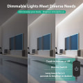 Miniatyrbillede 2 af 5: 2M Varmt Hvid Neon LED Strips 12V 3000K Dæmpbar, IP67 Vandtæt Fleksibel, DIY Silikone Led Lysstrimmel med Strømforsyning og Controller