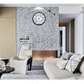 Miniatyrbild 3 av 4: 9,84 tum/25 cm Rund Termometer med Hygrometer Stor Inomhus Utomhus Vägg Väder balck