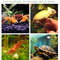 Miniatyrbillede 5 af 5: Akvarium Skjulested Stenhule, Keramiske Akvarium Ornamenter, Dekor Sten til Aquascape