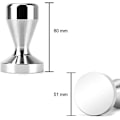 Miniatyrbillede 2 af 5: Kaffe Tamper, 51mm Espresso Kaffe Tamper, Espresso Kaffepulver, Kaffepresse Tamper, Tamper Kaffebutiksartikler