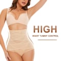 Miniatyrbild 3 av 5: Högmidjade Knickers med Magkontroll, Högmidjeformkläder för Kvinnor Magkontroll, Bekväm Kroppsshapertrosor, S