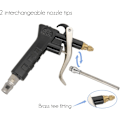 Miniatyrbilde 4 av 5: Luftpistol for rengjøring med 9 meter lang rød spiral - Luftpistol for lastebilsete, luftsete-pistolsett med 2 utskiftbare dysespisser