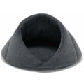 Miniatyrbilde 2 av 5: Myk Fleece Hund- og Katteseng, Komfortabel Myk og Fluffy Kattepute for Kattunge og Valp Hule Bærbar Kurv Kennel
