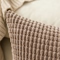 Miniatyrbillede 2 af 6: Corduroy Granule Pudebetræk Dekorative Pudebetræk Aflange Bløde Pellets Solid Pudebetræk til Sofa Soveværelse 12x20 Tommer 7#Coffee