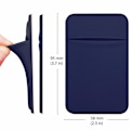 Miniatyrbild 2 av 5: Mobilficka Självhäftande Korthållare Plånboksfodral med 3M-tejp för ID-kort Kreditkort Bankkort 2-pack (Blå)