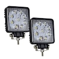 Miniatyrbilde 1 av 5: 2 stk 3 tommer 27W Firkantet Arbeidslys LED Lysbar, Bred Lysstråle Arbeidslys for Offroad Truck SUV og 4x4 Tåkelys