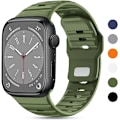 Miniatyrbillede 2 af 6: Sportsremme Kompatible med Apple Watch Ultra Remme 49mm, Blød Silikonerem til iWatch Ultra 2 Serie 9 8 7 6 5 SE 4 3 2 1