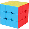Pikkukuva 1 / 5: Rubikin kuutio 3x3 ilman tarroja, sopii aikuisille ja lapsille