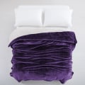 Miniatyrbild 6 av 6: Sängfilt, Sofffilt, Mjuk Fluffig Tjock Filt, Vändbar Mikrofiberfilt Red bean paste purple