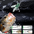 Pikkukuva 5 / 5: Bionic Fly Fishing -syötti (20 kpl), 2024 Uusi Fly Hook -pehmeä syötti, jossa on kalan houkuttimia, Kalastusvälineet, Pieni Fly Hook -kärpässyötti 12mm