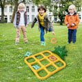 Miniatyrbilde 5 av 5: Pool Toss Spillsett | Oppblåsbare Leker Brettspill | Toss Sett Vannflytere, Sjakkbrett Ananasform, Svømmebassengleker, Bassengspill for Barn Voksne
