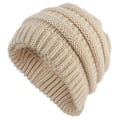 Miniatyrbilde 1 av 5: Slouchy Beanies, Oversized Strikket Varme Vinterluer for Kvinner, Tykke for Kaldt Vær