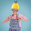 Pikkukuva 5 / 5: Halloween-asu pipo Minion-lasit käsineet naamiaisasu Itse Ilkimys Cosplay-tarvikkeet aikuinen